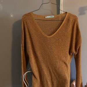 Maurices Gold V-Neck Sweater